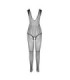 PASSION - BS 103 BODYSTOCKING BLANCO TALLA ÚNICA