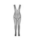 PASSION - BS 103 BODYSTOCKING BLANCO TALLA ÚNICA