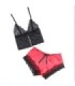 SUBBLIME - 953966 PIJAMA SEXY SATEN Y  ENCAJE NEGRO/ROJO L/XL