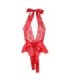 SUBBLIME - 953973 BODY SEXY CON VOLANTES + CINTURÓN ROJO S/M