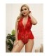 SUBBLIME - 953973 BODY SEXY CON VOLANTES + CINTURÓN ROJO S/M