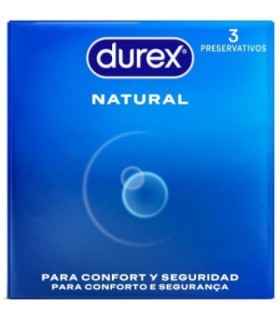 DUREX - PRESERVATIVOS NATURAL 3 UNIDADES