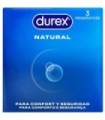 DUREX - PRESERVATIVOS NATURAL 3 UNIDADES