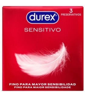 DUREX - PRESERVATIVOS SENSITIVO 3 UNIDADES