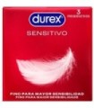 DUREX - PRESERVATIVOS SENSITIVO 3 UNIDADES