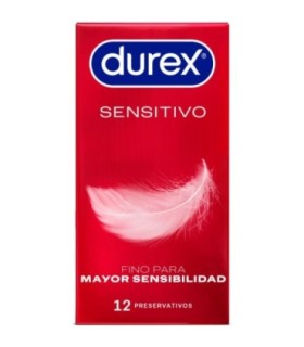 DUREX - PRESERVATIVOS SENSITIVO 12 UNIDADES