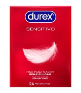 DUREX - PRESERVATIVOS SENSITIVO 24 UNIDADES