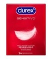DUREX - PRESERVATIVOS SENSITIVO 24 UNIDADES
