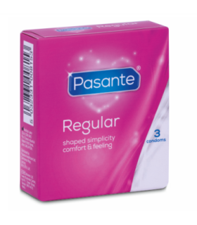 PASANTE - CONDOM GAMA REGULAR 3 UNIDADES