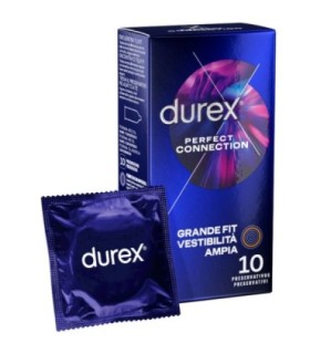 DUREX - PERFECT CONNECTION EXTRA LUBRICACION SILICONA 10 UNIDADES