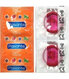 PASANTE - PRESERVATIVO SABOR FRESA BOLSA 144 UNIDADES