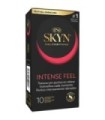 SKYN - PRESERVATIVO INTENSE FEEL TEXTURA CON DISEÑO ONDULADO 10 UNIDADES