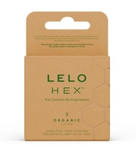 LELO - HEX ORGANIC PRESERVATIVO CAJA 3 UDS