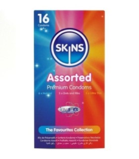 SKINS - SURTIDO PRESERVATIVOS PREMIUM PACK 16