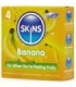 SKINS - PRESERVATIVOS PREMIUM SABOR PLÁTANO PACK 4