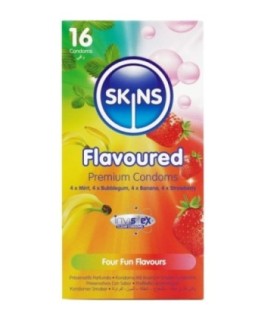 SKINS - MULTI SABORES PRESERVATIVOS PREMIUM PACK 16