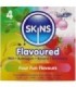 SKINS - MULTI SABORES PRESERVATIVOS PREMIUM PACK 4