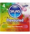 SKINS - MULTI SABORES PRESERVATIVOS PREMIUM PACK 4