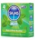 SKINS - PRESERVATIVOS PREMIUM SABOR MENTA PACK 4