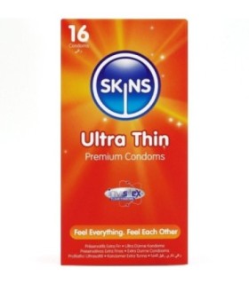SKINS - ULTRAFINOS PRESERVATIVOS PREMIUM PACK 16