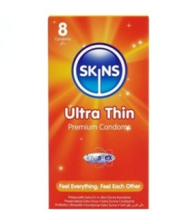 SKINS - ULTRAFINOS PRESERVATIVOS PREMIUM PACK 8