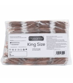 PASANTE - PRESERVATIVOS KING MS LARGOS Y ANCHOS BOLSA 144 UNIDADES