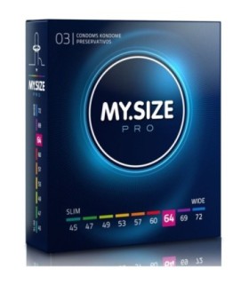 MY SIZE - PRO PRESERVATIVOS 64 MM 3 UNIDADES