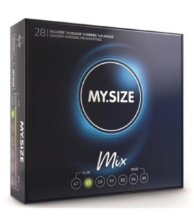 MY SIZE - MIX PRESERVATIVOS 49 MM 28 UNIDADES