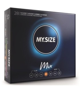 MY SIZE - MIX PRESERVATIVOS 57 MM 28 UNIDADES