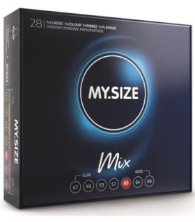 MY SIZE - MIX PRESERVATIVOS 60 MM 28 UNIDADES