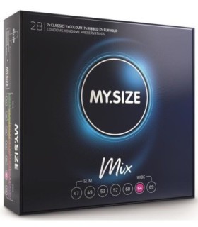 MY SIZE - MIX PRESERVATIVOS 64 MM 28 UNIDADES