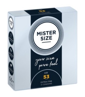 MISTER SIZE - PRESERVATIVOS TALLA M 53 MM (3 UNIDADES)