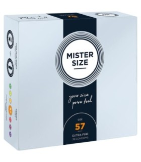 MISTER SIZE - PRESERVATIVOS TALLA L 57 MM (36 UNIDADES)
