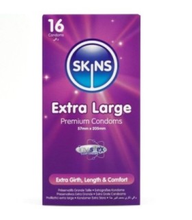 SKINS - TAMAÑO XL PRESERVATIVOS PREMIUM PACK 16