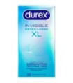 DUREX - PRESERVATIVOS INVISIBLE XL 10 UNIDADES