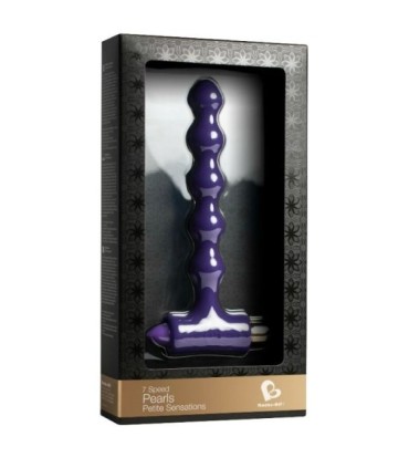 ROCKS-OFF - PLUG ANAL CON VIBRACIÓN Y ONDULACIONES PETITE SENSATIONS PEARLS