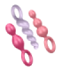 SATISFYER - ANAL PLUGS SET 3 PCS TRICOLOR