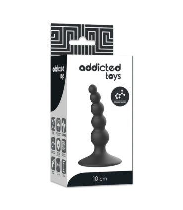 ADDICTED TOYS - ANAL SEXUAL PLUG 10 CM NEGRO