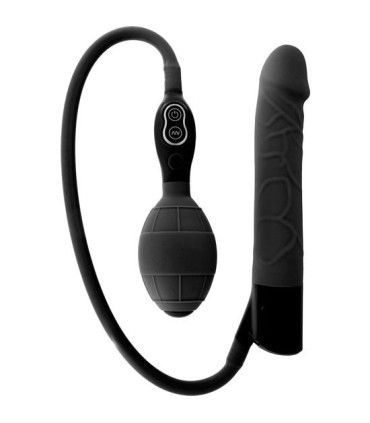 SEVEN CREATIONS - VIBRADOR HINCHABLE NEGRO
