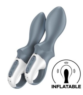 SATISFYER - AIR PUMP BOOTY 1 VIBRADOR INFLABLE ANAL GRIS