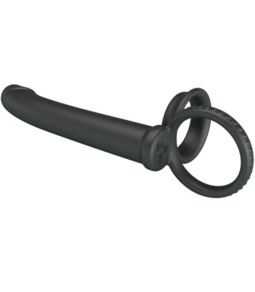 PRETTY LOVE - MOSES ANILLO DOBLE PENE PARA DONLE PENETACIÓN NEGRO