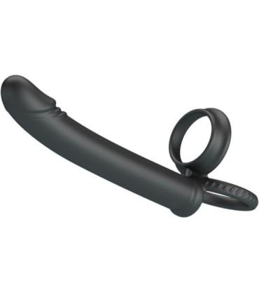 PRETTY LOVE - MOSES ANILLO DOBLE PENE PARA DONLE PENETACIÓN NEGRO