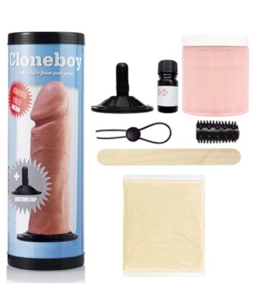 CLONEBOY - DILDO & SUCTION CAP ROSA
