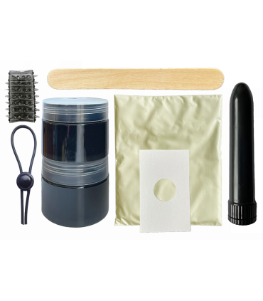 CLONEBOY - KIT CLONADOR DE PENE CON VIBRACIÓN NEGRO