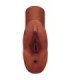 PDX PLUS - PERFECT PUSSY DOUBLE STROKER MASTURBADOR VAGINA Y ANO MARRÓN