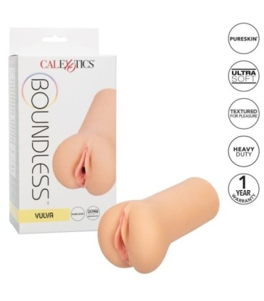 CALEXOTICS - BOUNDLESS VULVA MASTURBADOR TONO LIGHT