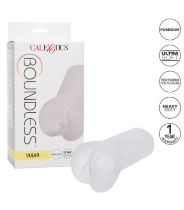 CALEXOTICS - BOUNDLESS VULVA MASTURBADOR TRANSPARENTE