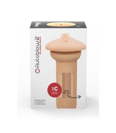 AUTOBLOW - MANGA VAGINA 2+ TAMAÑO C