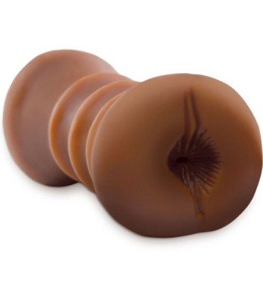 FETISH FANTASY EXTREME - MASTURBADOR REALÍSTICO DOBLE ENTRADA VAGINA & ANO MARRÓN