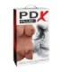 PDX PLUS - TORSO MASTURBADOR FEMENINO DOBLE ENTRADA CARAMELO